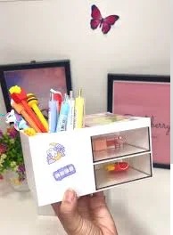 Private Label Multipurpose Desk Organiser White