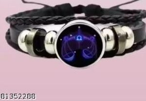 Zodiac bracelet Black