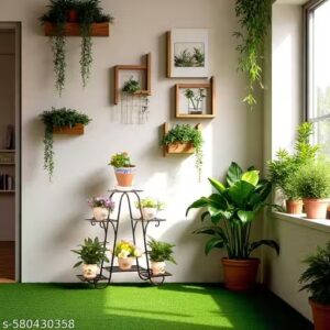 Private Label lanter Stand For Garden Black Colour