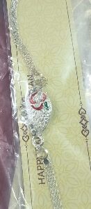 Private Label Silver Rakhi