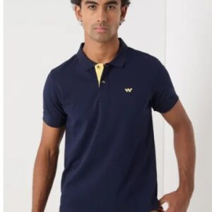 Wildcraft Men Classic Cargo Polo T Shirt Navy