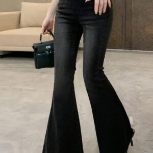 Raw Hem Skinny Jeans SIZE L