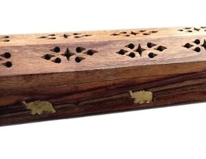 Private Label Dhoop Agarbatti insence Stick Holder Pure Sheesham Wooden for Home