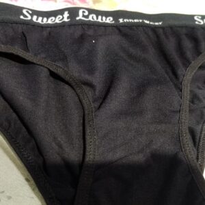 Sweel Love Women Xl Blacl Panty