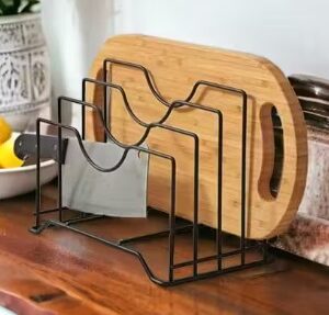 Private Label Ghazi ShoppeePan and Pot Lid Organizer Rack Holder Multifunctional Kitchen