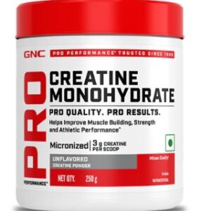GNC Pro Performance Creatine Monohydrate Powerful Muscle Pump for Intense Workout 100g