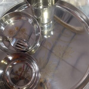 Private Label Dish Glass Bowl Spoon And Plate 5 Set