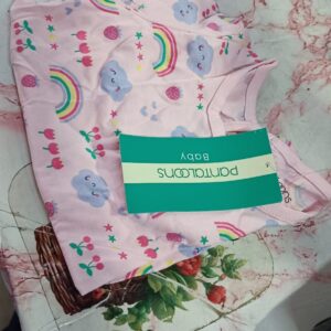 Pantaloons Kids Wear Girls TShirt Printed Pink Colour 9 to 12 m