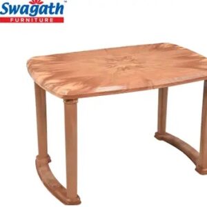 Swagath furniture Monarch Dining table Plastic 4 Seater Dining Table