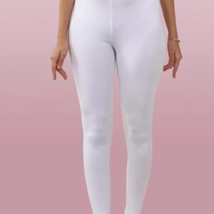 Lyra White Ankle Length Leggings 2XL