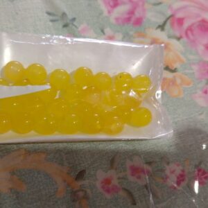 Private Label Round Stone Yellow Crystal 30 Pcs Bracelet Making