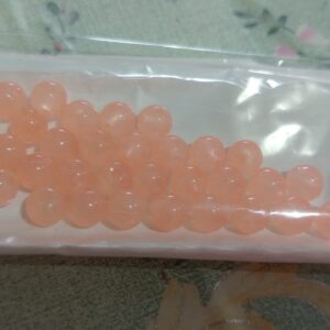 Private Label Round Stone Orange Crystal 30 Pcs Bracelet Making