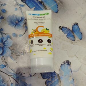 Mamaearth Vitamin C Daily Glow Face Cream With Vitamin C Turmeric For Skin Illumination 80 G