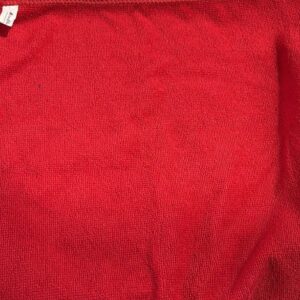 Microfiber Cleaning Cloth Rag Table Dish Napkin Red Pack Of 2