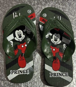 Private Label Kids micky slippers for boys and girls Latest Slipper Size 10 Colour Green
