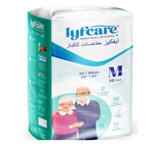 Lyfcare Adult Diapers Medium Size M 20 Count