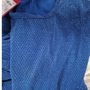 NOW KIDS GIRLS TOP SHORT BLUE 7 TO 8 Y