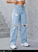 Private Label funky jeans 28 Size Light Blue