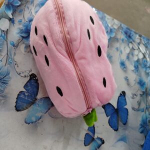 Private Label jr jack rose Strawberry zipper Bunny Plush Reversible Stuffed Rabbit 40 cm