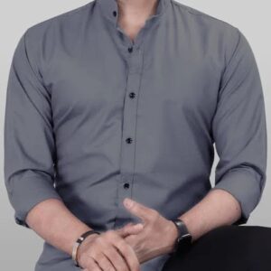 Vtexx Mens L Size Grey Colour Shirt Full Sleeve