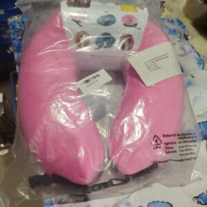 Private Label PALO038 PALO Premium Memory Foam Travel Neck Pillow Pink Great for Long Road Trips and Flights