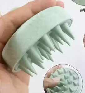 Private Label Scalp Massager Marble Green