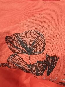 Trendy Girls Top Orange Colour L Size