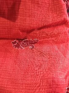 Private Label Womens red saree