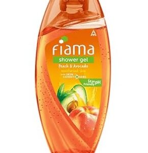 Fiama Body Wash Shower Gel Peach Avocado 250ml Body Wash for Women and Men with Skin Conditioners for Soft Moisturised Skin Suitable for All Skin Types