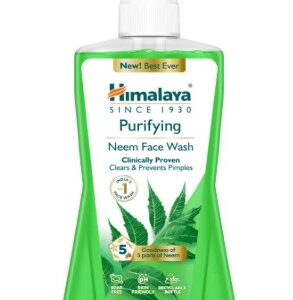 Himalaya Purifying Neem Face WashClears and Prevents Pimples AcneMade with 5 parts of Neem New Best Ever clinically Proven formula Gently Cleanses For men and women 400 ml