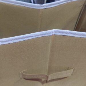 Private Label Cotton Storage Box Cream Colour