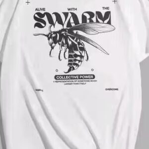 Private Label UNISEX WHITE COLOR PRINTED TSHIRT xl