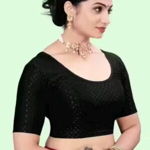 Private Label Women Black Colour Blouse XL Size