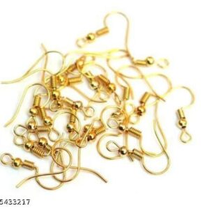 Private Label Golden Earrings Making Hooks for jewellery making