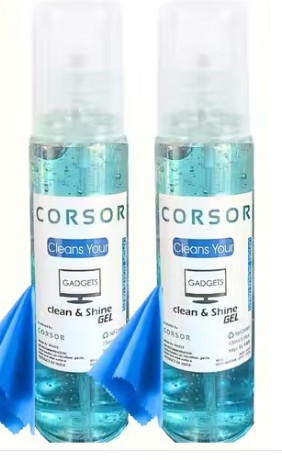 Cleaning Gel Premium Laptop PC Camera Lens Cleaning Gel Spray with Premium Microfibers for Computers Laptops Mobiles Pack of 2 x 100 ml 200 ml