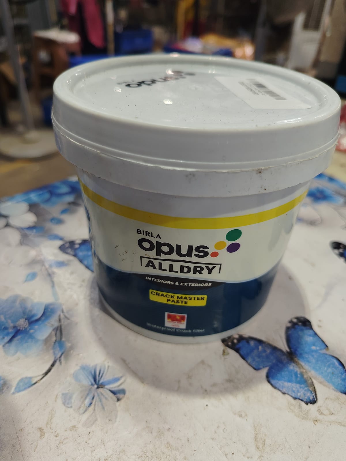 Birla Opus Alldry Wall n Roof 10 10Year Waterproofing Solution with Temperature Reduction and Crack Bridging Easy Application for Roofs and Walls 1 kg