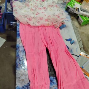 Private Label kids stylish dress pink with whith 28 size