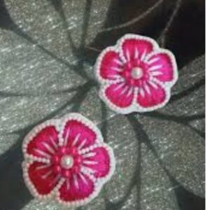 Private Label WOMAN AND GIRLS EAR RING PINK