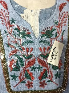 Private Label Womens Blue Kurti 26 Size