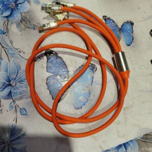 Private Label 3 in 1 Silicone Fast Charging Cable Type C Data