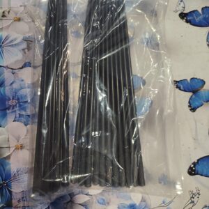 Private Label Kienlix 10 Pairs Fiberglass Reusable NonSlip Chopsticks for Sushi Noodles Fried Rice 24 cm Black