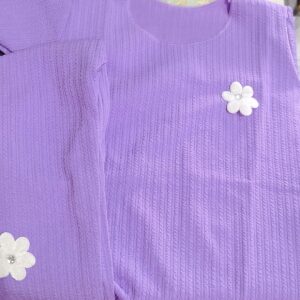 Private Label Girls 24 Size Top Bottom Set Purple Colour