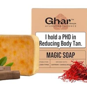 Ghar Soaps Sandalwood Saffron Magic Soaps For Bath 100 Gms Pack Of 1