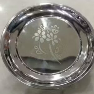 paras Stainless Steel Quarter Plates Size 7