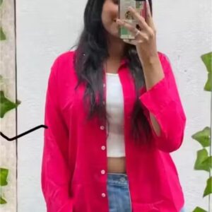 Private Label Trendy Ravishing Women Shirt Pink Colour For Women