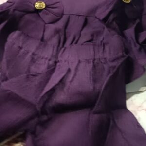 Private Label Baby girls Top pant set purple colour 16 size