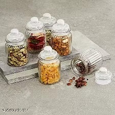 Private Label Glass Container Jar 4 Pcs