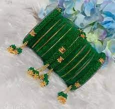 Private Label Women Bangles Green 24 Size