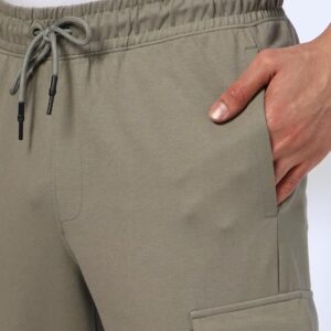 Olive Green Track Pants for Men by Teamspirit M Size