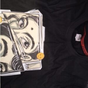 Private LabeL MEN T SHIRT HALF BLACK M